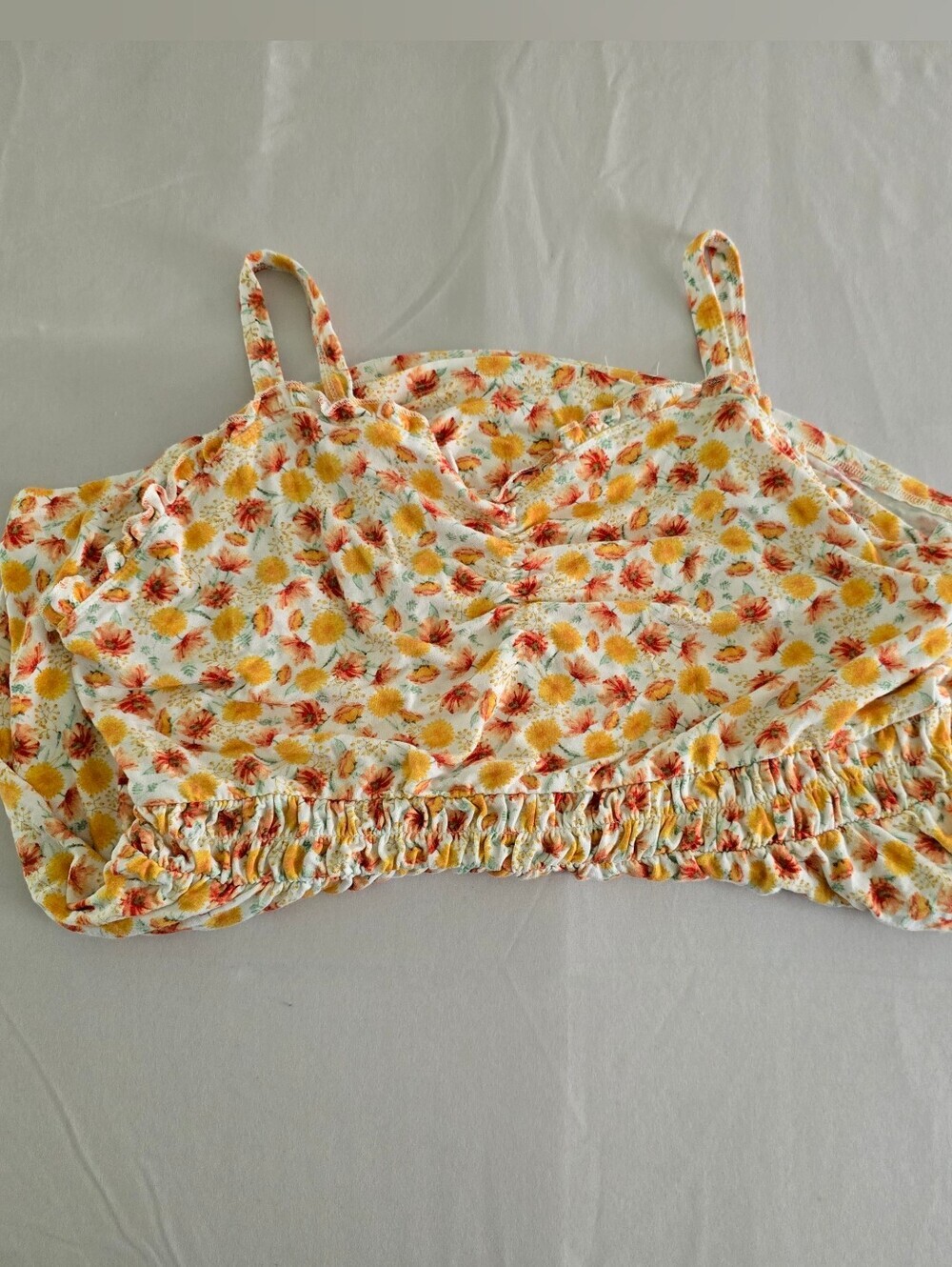 Torrid Super Soft Knit Floral Tank Size 0